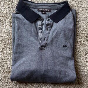 Michael Kors Charcoal Polo Shirt for Men